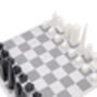 Skyline Chess Set On Black Marble Board, thumbnail 2 of 8