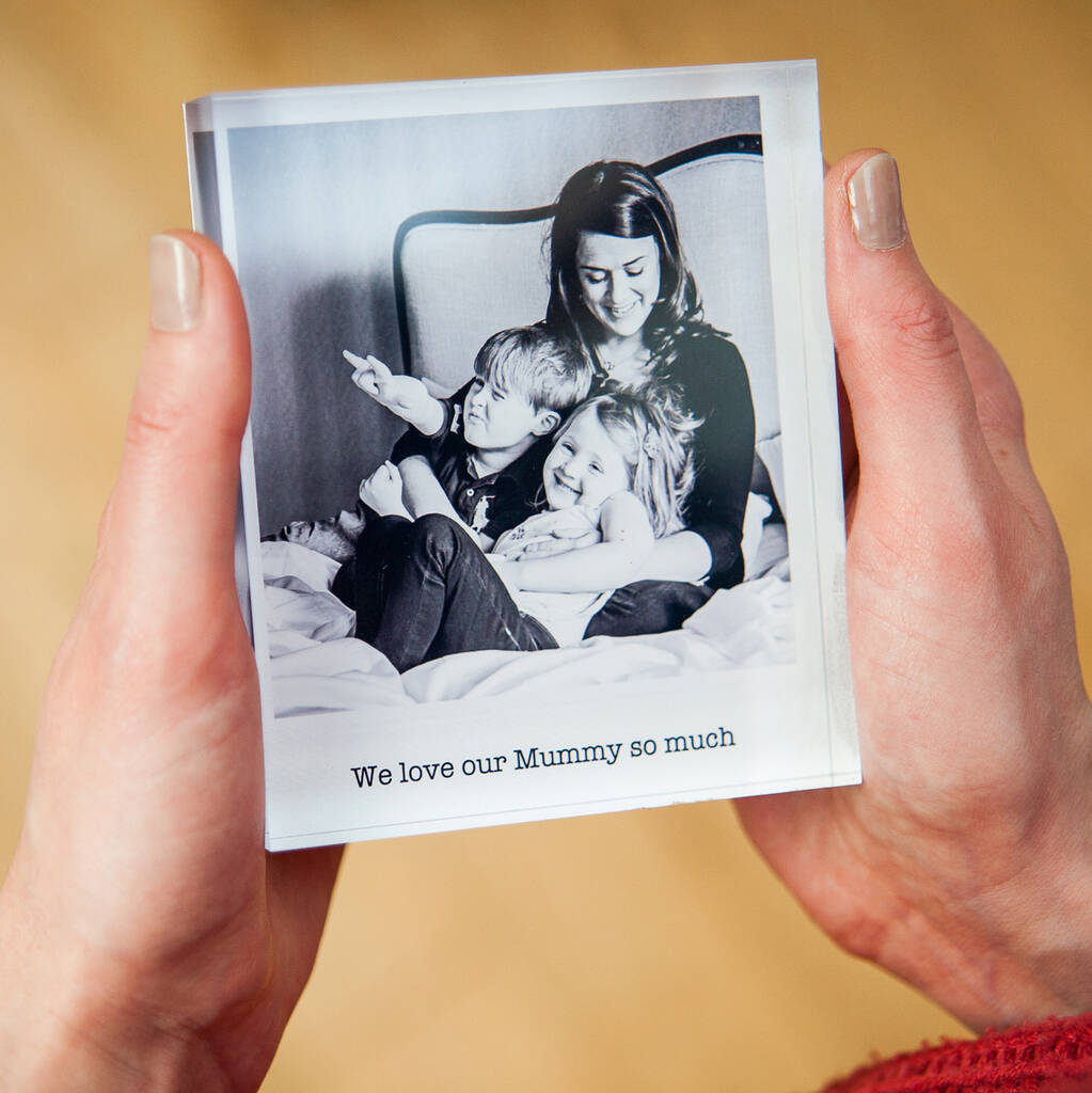 Personalised Mother’s Day Photo Acrylic Block, 1 of 6
