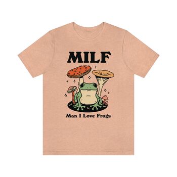 'Man I Love Frogs' Retro Frog Milf Tshirt, 5 of 10
