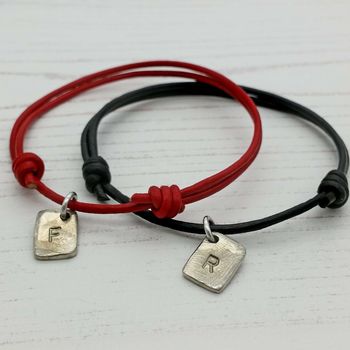 Personalised Tag Couples Bracelet, 2 of 5