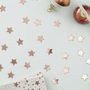 Rose Gold Foiled Star Shaped Table Confetti, thumbnail 1 of 3