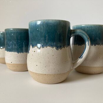 Ocean Meets Sand, Handmade Ceramic Mugs, 5 of 5