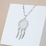 Sparkly Dreamcatcher Pendant Necklace, thumbnail 3 of 5