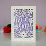 Have A Nice Day Papercut Card, thumbnail 7 of 10