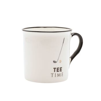 Tee Time Ceramic Golf Mug Gift, 5 of 7