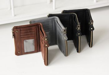 Personalised Classic Luxury Leather Wallet, 7 of 9