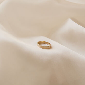 9ct Gold 3mm Flat Wedding Ring, 2 of 3