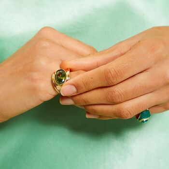 August Chunky Birthstone Ring, 2 of 2