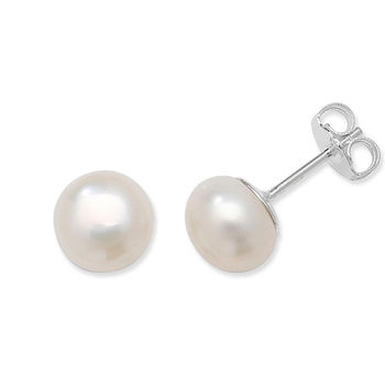 Fresh Water Pearl Stud Earrings, 2 of 6
