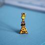 Cute Giraffe Enamel Pin, thumbnail 3 of 5