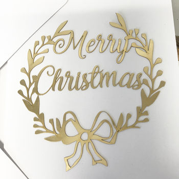 Luxury Gold Papercut Christmas Card, 7 of 11