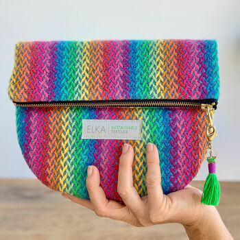 woven clutch handbags