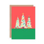Kitsch And Floral Christmas Trees Card, thumbnail 2 of 2