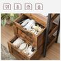 Freestanding Floor Storage Cabinet With Two Drawers, thumbnail 6 of 8