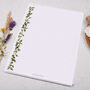 A4 Letter Writing Paper With Botanical Leaf Border, thumbnail 3 of 4