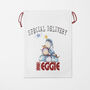 Whimsical Christmas Sack With Tumbling Penguin Friends, thumbnail 3 of 4