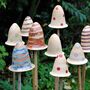 Personalised Ceramic Toadstool Cane Toppers, thumbnail 1 of 11