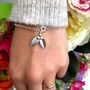 Personalised Holly And Initial Star Bracelet, thumbnail 2 of 12