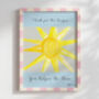 Personalised Teacher Thank You Art Print Gift, thumbnail 3 of 9