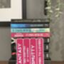 Book Genre Stack Acrylic Bookend Home Decor, thumbnail 3 of 6