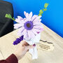 Personalised Handmade Felt Gerber Daisy Bouquet, thumbnail 1 of 7