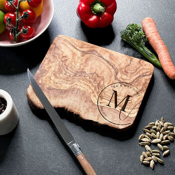 Personalised Olive Serving Board, 2 of 12