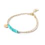 Turquoise Gold And Silk Bracelet, thumbnail 5 of 7
