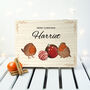 Personalised Robin Christmas Vegan Protein Snacks Box, thumbnail 5 of 5