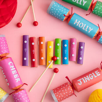 Christmas Colourful Musical Table Crackers, 2 of 4