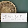 Personalised 'Elegance' Wall Sign, thumbnail 1 of 8