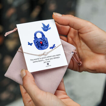 Give Confidence 'Confidence Is Key' Rose Gold Bracelet, 2 of 6