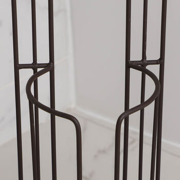 Heart Cast Iron Toilet Roll Holder Store, 5 of 6
