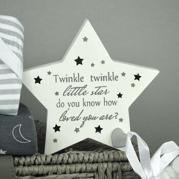 Twinkle Twinkle Little Star New Baby Gift Hamper, 4 of 7