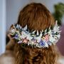 Ziggy Pastel Bridal Dried Flower Wedding Headpiece, thumbnail 2 of 6
