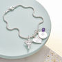 Fairy Godmother Charm Bracelet With Birthstones, thumbnail 2 of 8