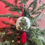 Personalised Christmas Tree Hook Christmas Bauble, thumbnail 3 of 4