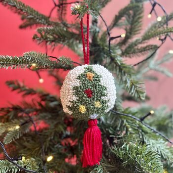 Personalised Christmas Tree Hook Christmas Bauble, 3 of 4