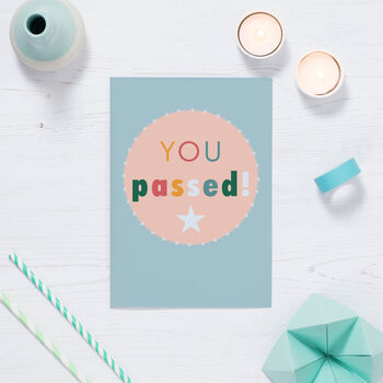 You Passed! Congratulations Card, 2 of 3