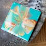 Sold Flowery Design Ceramic Coasters | Set Of Two/Four, thumbnail 1 of 8