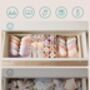 Drawer Organisers Fabric Dresser Dividers Set, thumbnail 4 of 6