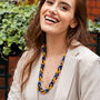 Glasses Chain Indigo And Honeycomb Chunky Acrylic Chain, thumbnail 3 of 8