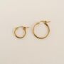 Rae | Gold Fill Or Sterling Silver Hinged Hoop Earrings, thumbnail 10 of 12