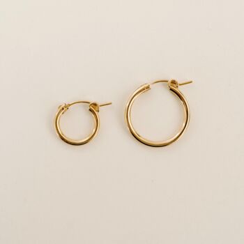 Rae | Gold Fill Or Sterling Silver Hinged Hoop Earrings, 10 of 12