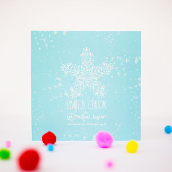 Limited Edition Snowy Celebration Christmas Card, 3 of 3