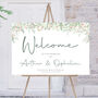 Wedding Welcome Sign Whimsical, thumbnail 1 of 4
