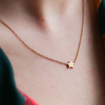 Soho Gold Plated Star Necklace, 2 of 5