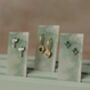 Blue Opal Stud Earrings, thumbnail 9 of 11