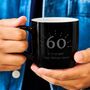 Stoneware Personalised 60th Mug, thumbnail 1 of 4