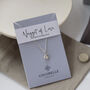 Silver Nugget Of Love Necklace, thumbnail 3 of 7