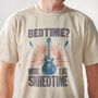 Bedtime? More Like Shredtime Men's Guitar T Shirt, thumbnail 1 of 2